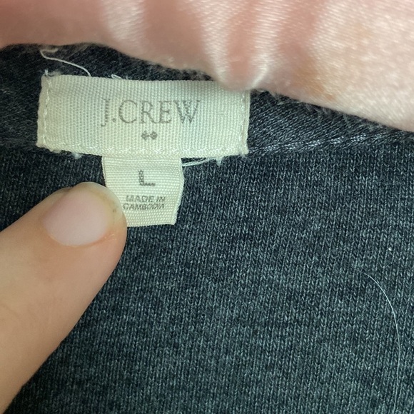 J crew size large cardigan 100% cotton 3/4 length sleeve - Picture 3 of 4